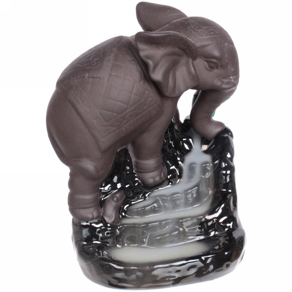 Подставка под стелющиеся благовония "Индийский слон" 11*8,5*15см
