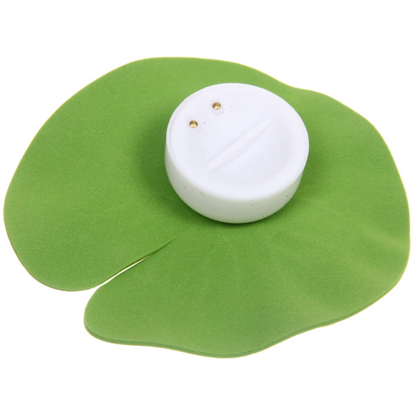 Растение водоплавающее "Кувшинка" d-10см с подсветкой от контакта с водой, фиолетовый