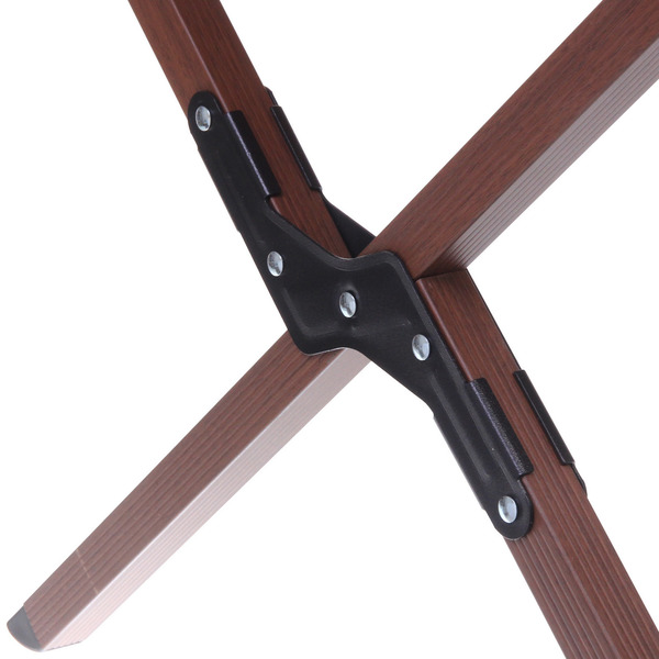 Стол кемпинговый складной DC-5003, 114*59*43 см,  цвет: темное дерево, каркас алюминий, Турист Мастер