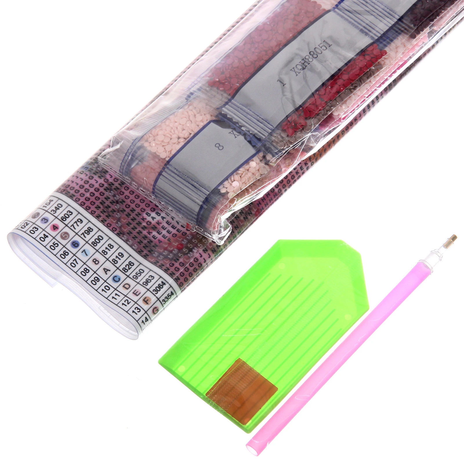 Алмазная мозаика в рулоне 30*40см полная выкладка "DIAMOND", Улочка