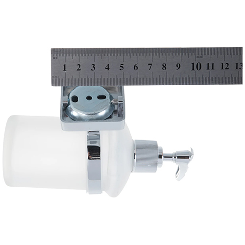 Дозатор для жидкого мыла с держателем Delphinium "6583", хром