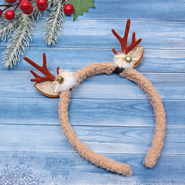 Ободок карнавальный "Милые рожки" 15*20 см, в ассортименте