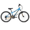 Велосипед Stinger 24" Boxxer; 14";синий, рама алюминий TY21/TZ30/TS38 (рост 135-150см)