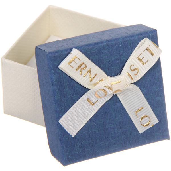 Коробка подарочная "Настроение" 5*5*3,5 см, Синий