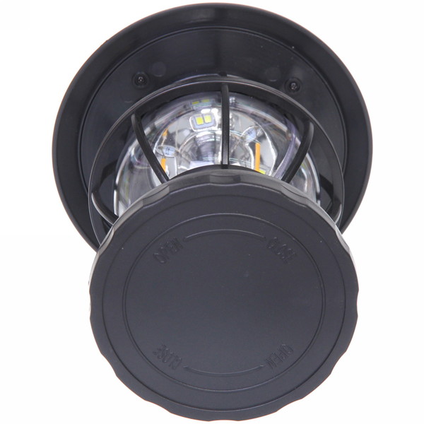 Фонарь кемпинговый подвесной 6 режимов 3LED+3TF, 19*13 см 3хAA