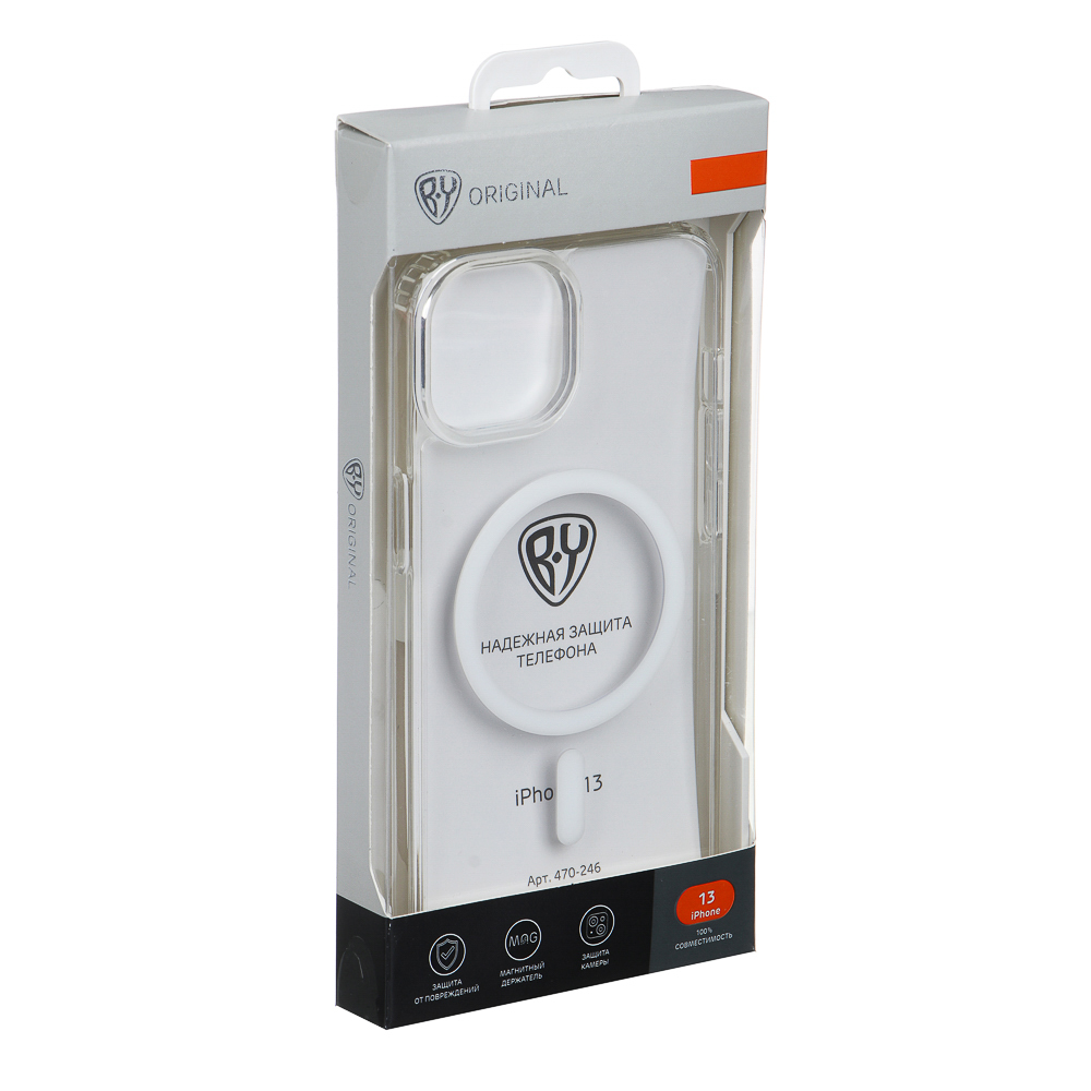 BY Чехол для смартфона MS Прозрачный, iP - 13 , прозрачный, силикон