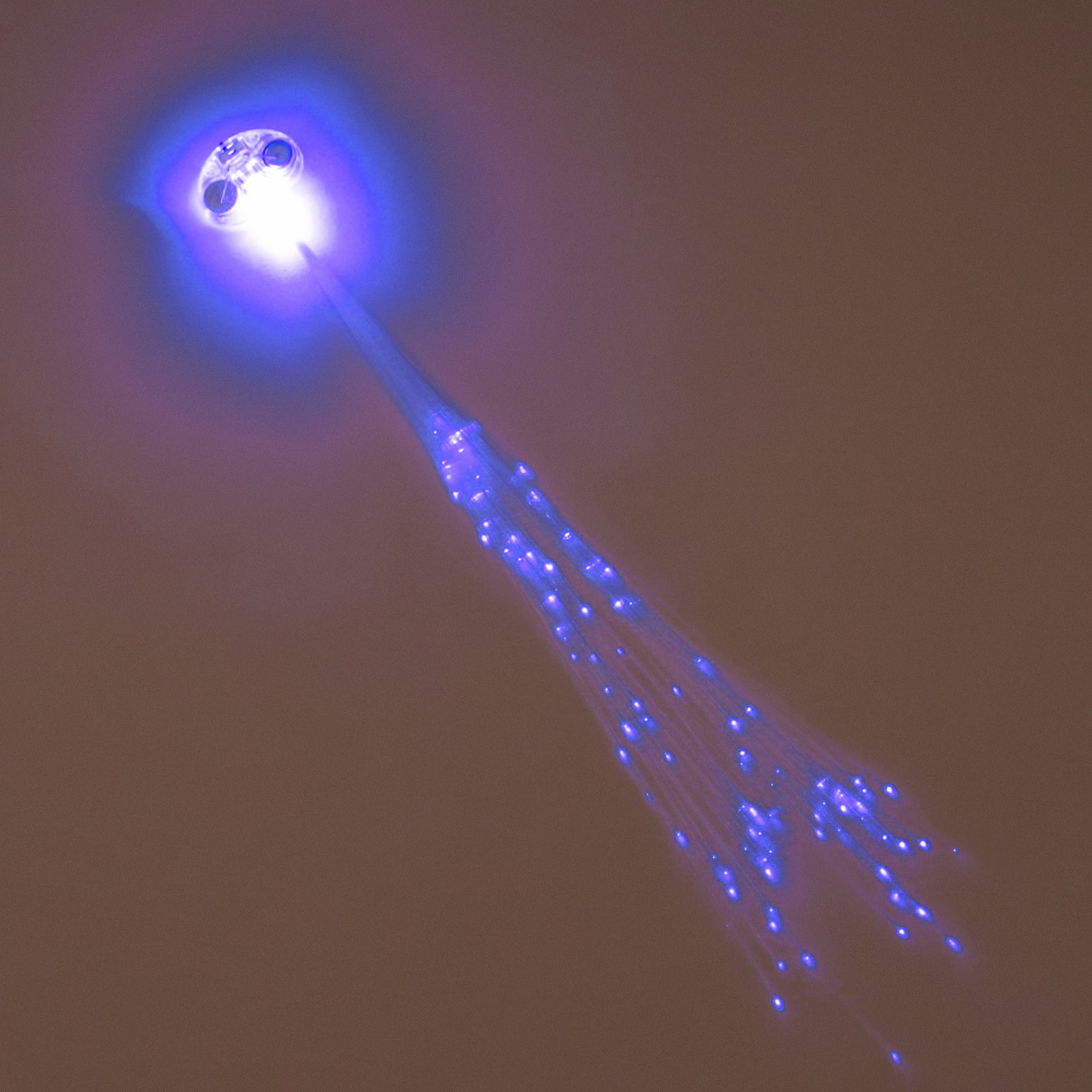 Прядь для волос светящаяся "Богиня ярких красок" , синий