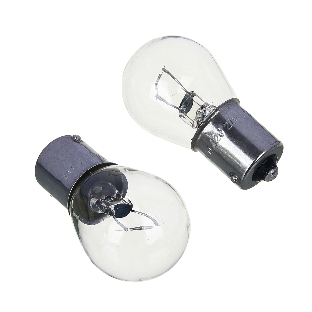 NG Лампа накаливания P21W S25, 12 В, 21 Вт, BA15S, 2 шт, блистер (Original)