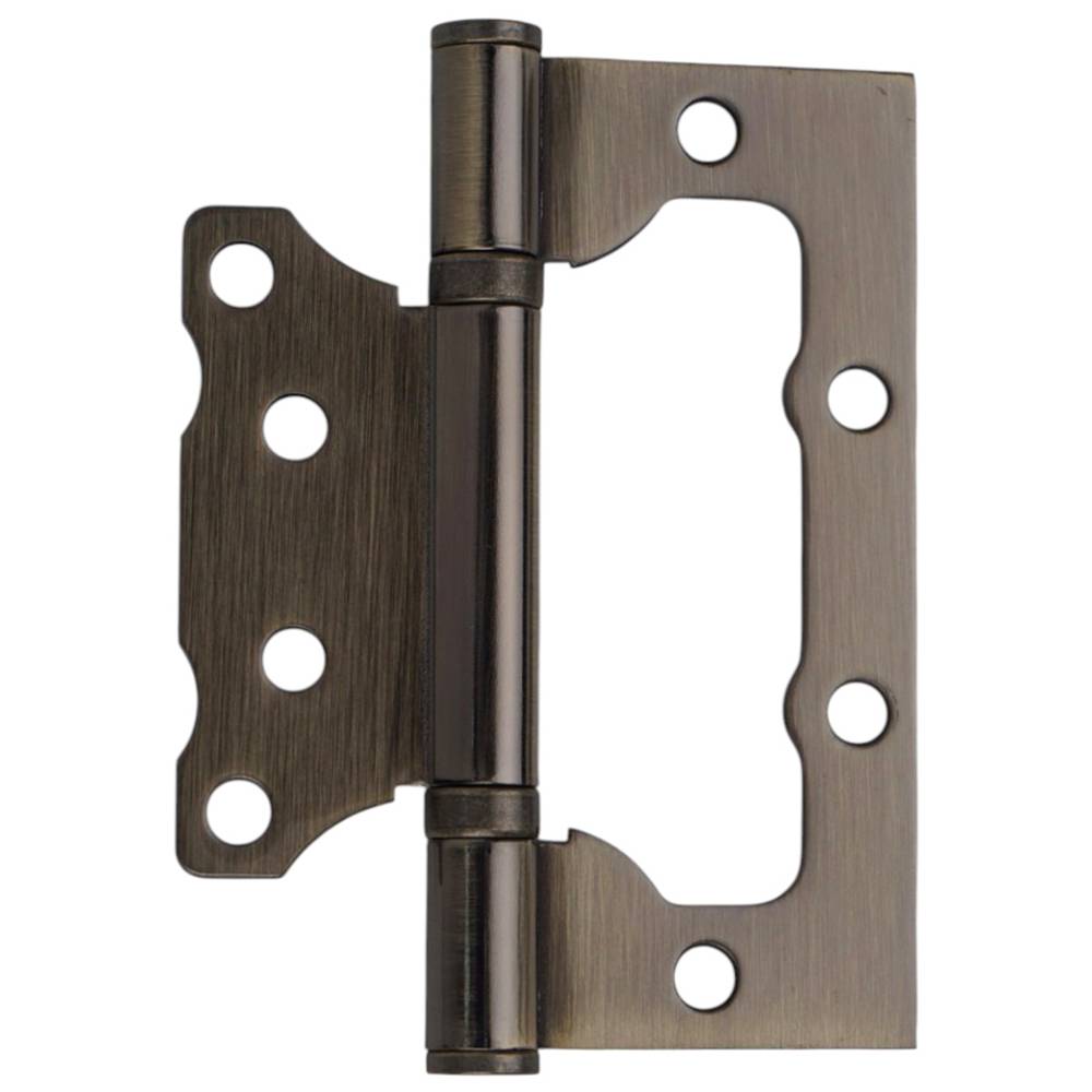 Петля дверная накладная GROX 100x75x2.5 2BB AB бронза, коробка, цена за 1шт