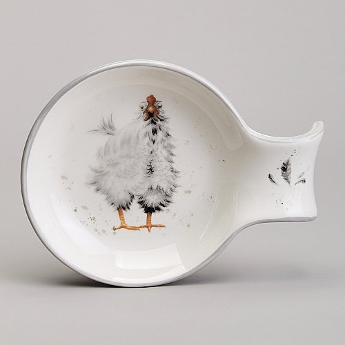 ПОДСТАВКА ПОД ЛОЖКУ LEFARD, FUNNY HENS, 15*11, 5*2, 5 СМ, КОР=48ШТ.