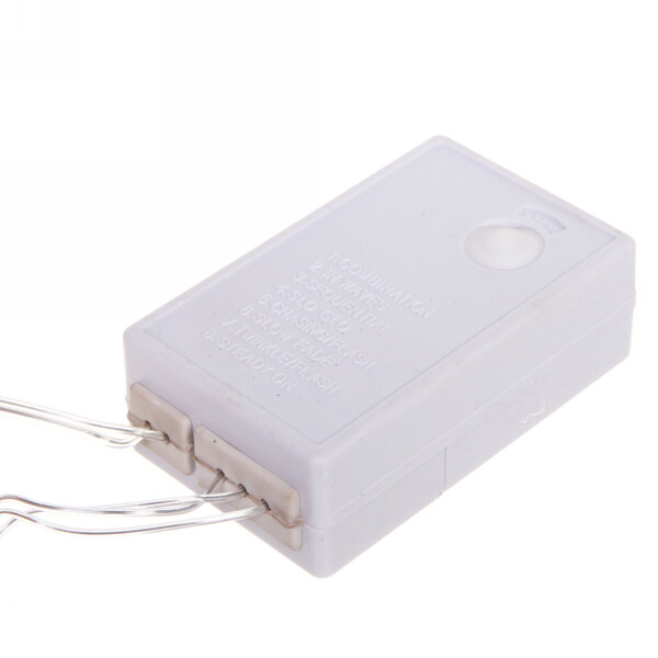 Гирлянда для улицы "Bright light" 10 м 100 ламп LED прозрач.пров.,8 реж, IP-54, Синий (возможность соединения)