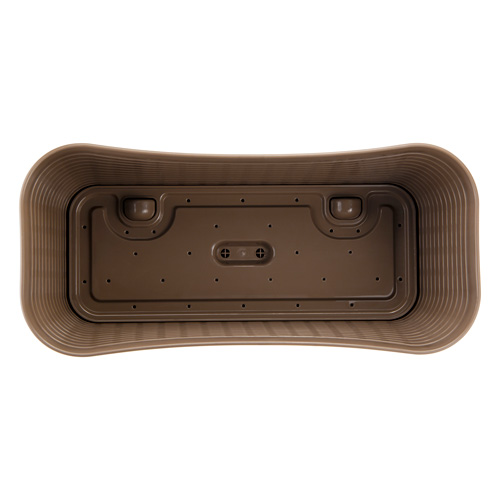 Ящик балконный 400 мм IDEA РОТАНГ М 3225, бежевый ротанг