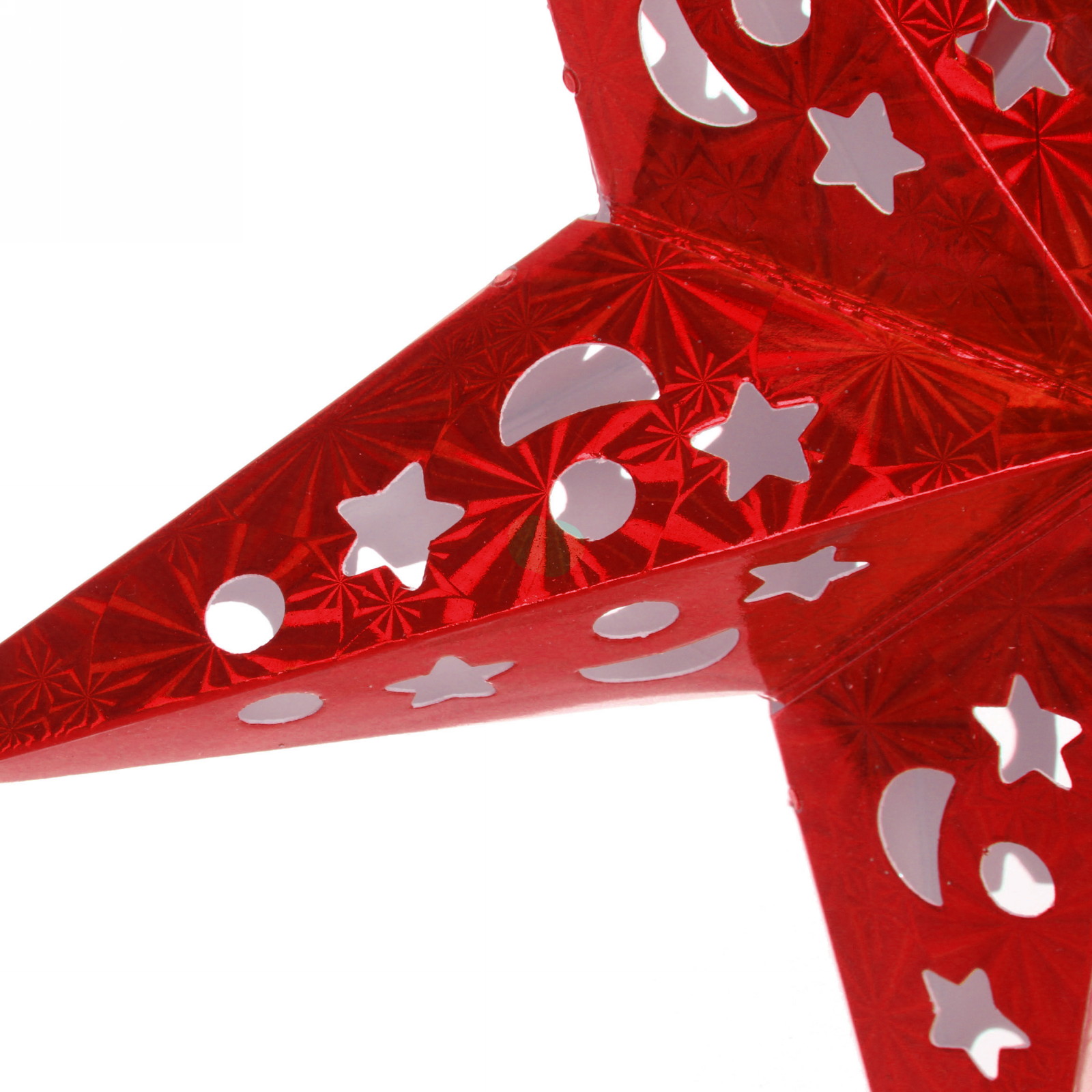 Украшение подвесное "Сияние звезды" 30 см, Красный