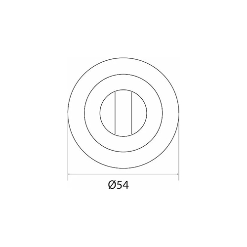 Ручка поворотная Trodos "BK-AL", кофе