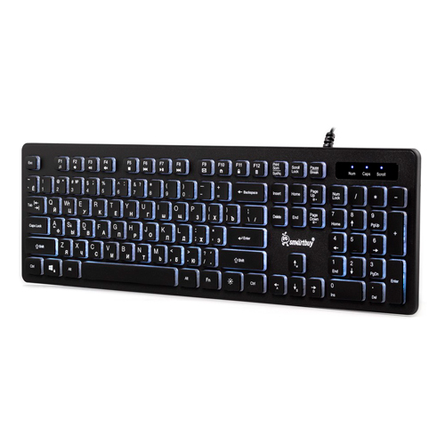 Клавиатура проводная с подсветкой Smartbuy 336 USB черная (SBK336UK)/20