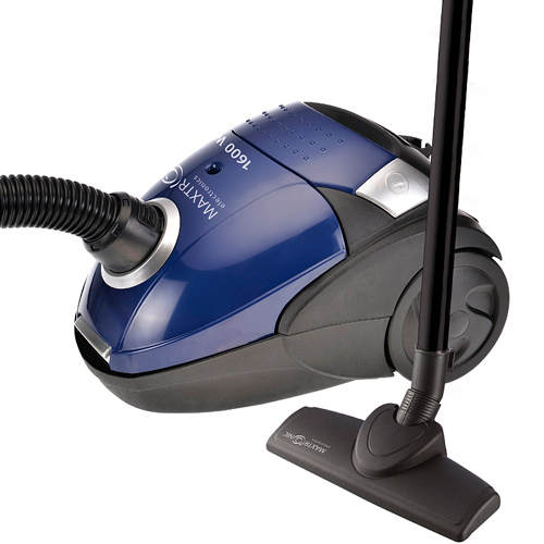 Пылесос MAXTRONIC MAX-HJW-918W, 1600 Вт, сине-серебристый