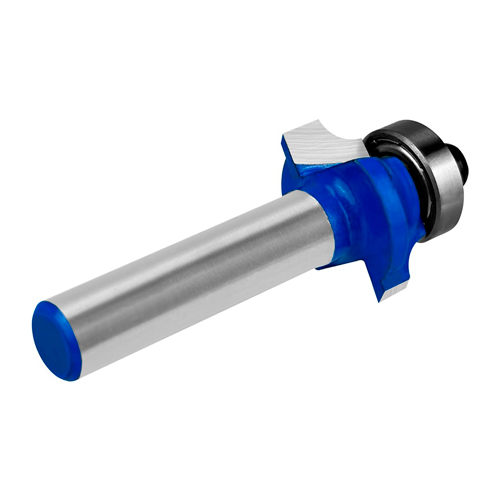 Фреза кромочная калевочная с подшипником 12,7 мм ХВОСТ - 8 мм,D-20 мм,H-8 мм,B-3,5 мм,R-3,96 мм,L-52,5 мм vertextools 3514-080820