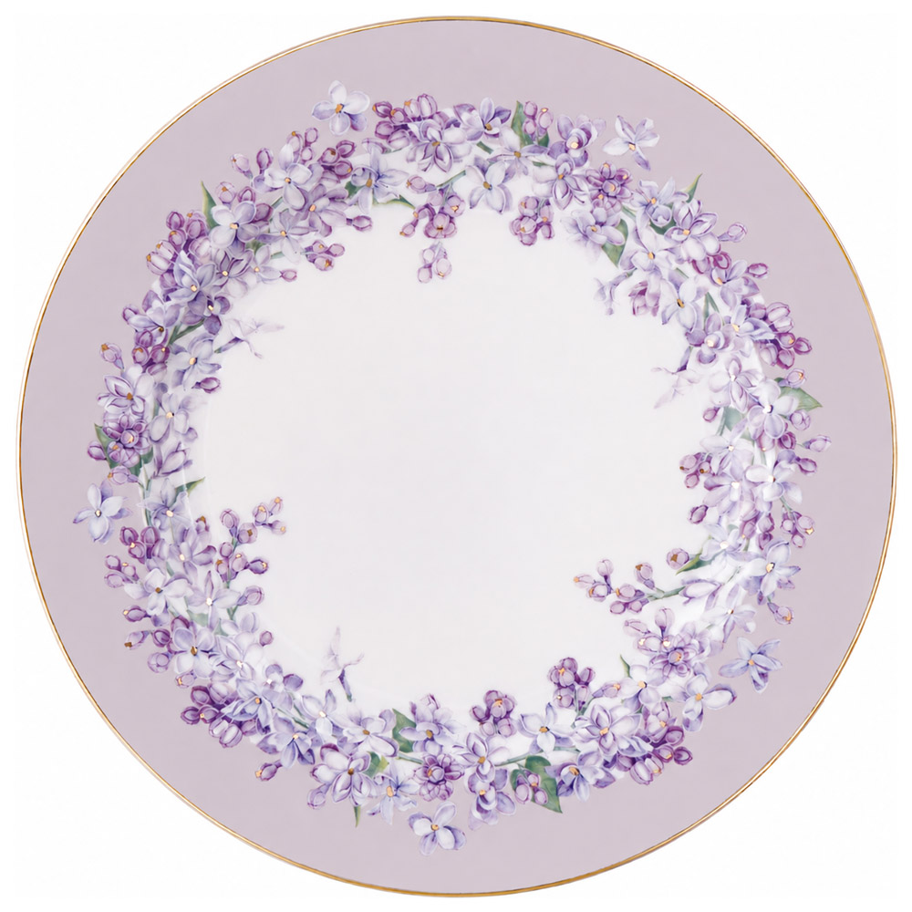 НАБОР ТАРЕЛОК ЗАКУСОЧНЫХ LEFARD  "LILAC" 4 ШТ. 20,5 СМ МИКС (КОР=12НАБ.)