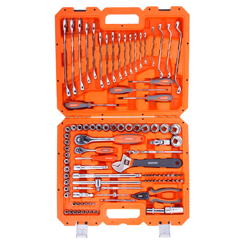 Набор инструментов Кратон TS-28 multi 101, 1/4"+1/2"