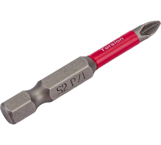 Бита 1/4" "Quadro Torsion" E6,3 Рz1-50 мм (10 шт/уп)
