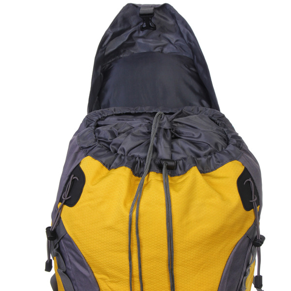 Рюкзак туристический 65л цвет желтый FR-4