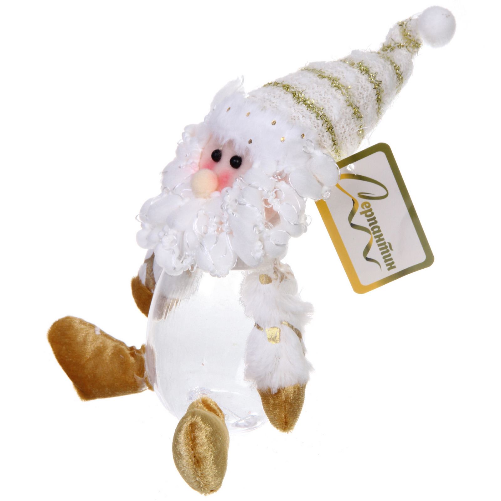 Игрушка новогодняя "Сказка" 10*26 см, с отделением под конфеты (микс)