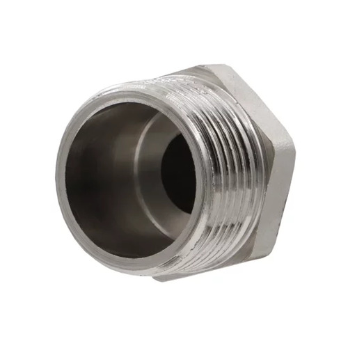 Ниппель переходной, усиленный никель, S11/4ш *1/2ш, VIEIR SHN63-Z, латунь