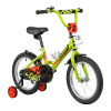 Велосипед Novatrack 16" TWIST зеленый,тормоз нож,крылья корот,полная защ.цепи