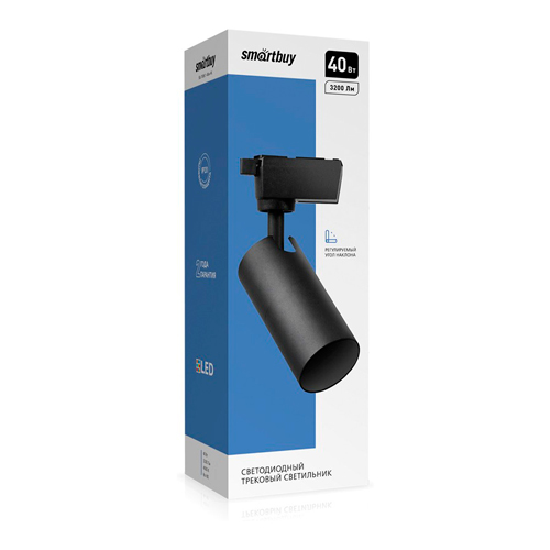 Светодиодный(LED) светильник Track COB40w Smartbuy-Black4000K/IP20 (SBL-TKBK1-40w-4K)/20