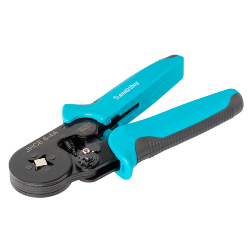 Клещи обжимные, 0,25-10мм2, квадрат., для трубч. изолир. и неизолир. нак.,Smartbuy tools