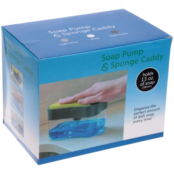 Подставка под губку с дозатором "Лофт" 14х9х10,5