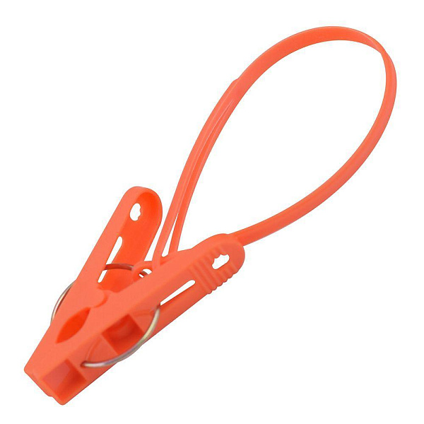 Набор прищепок с петлей 8 шт. Длина 5 см. 4 цв