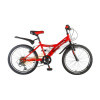 Велосипед Novatrack 20" RACER,красный,сталь,6скор.,Microshift TS50-6/Shimano (рост 115-135см)