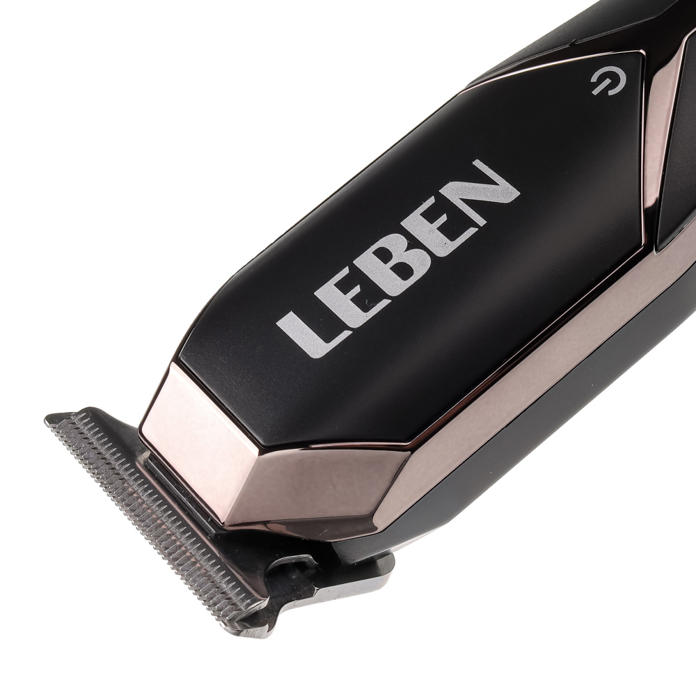Машинка для стрижки LEBEN водонепроницаемая, аккумулятор 1200мАч, USB-кабель с адаптером