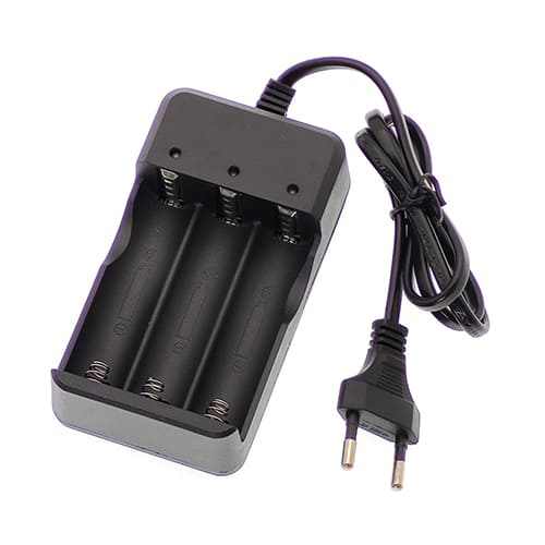 Зарядное устройство для аккумуляторов 3 гнезда Орбита OT-APZ10 (18650, 220 В)