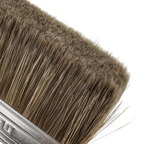 Кисть DECOR "Black White для финиш. работ" 120х25 мм,  2К ручка, темный смешанный искусственный ворс