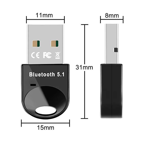 Адаптер Bluetooth Орбита OT-PCB16 (V5.1), черный