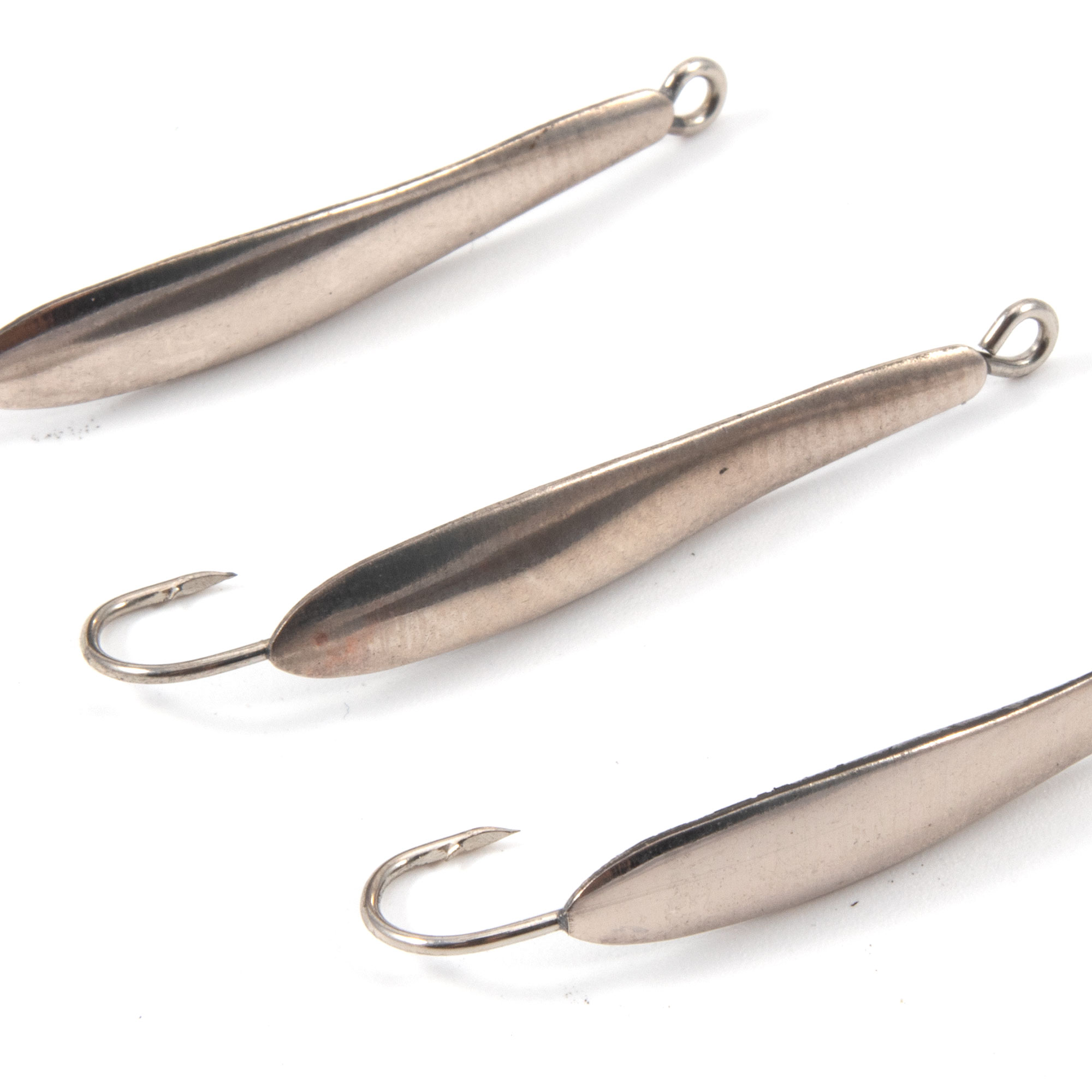 Блесна вертикальная "Яман" Малек,размер 28 мм, вес 1,3 г, цвет никель (уп.3 шт.)/150/