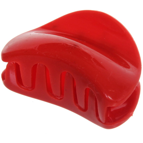 Заколка-краб для волос "Amelia - Seashell", микс 6 цветов, 5*3*2 см, ( в индивид. пакете со стикером)