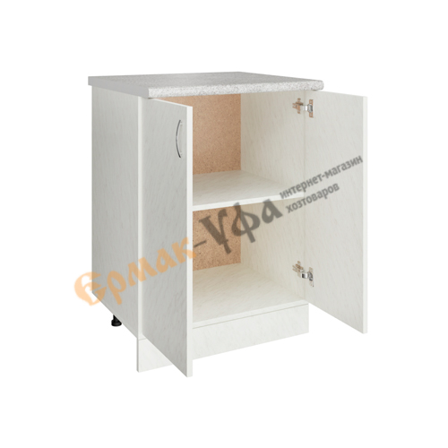 Стол разделочный 60 ЛДСП, белый мрамор, 1/1