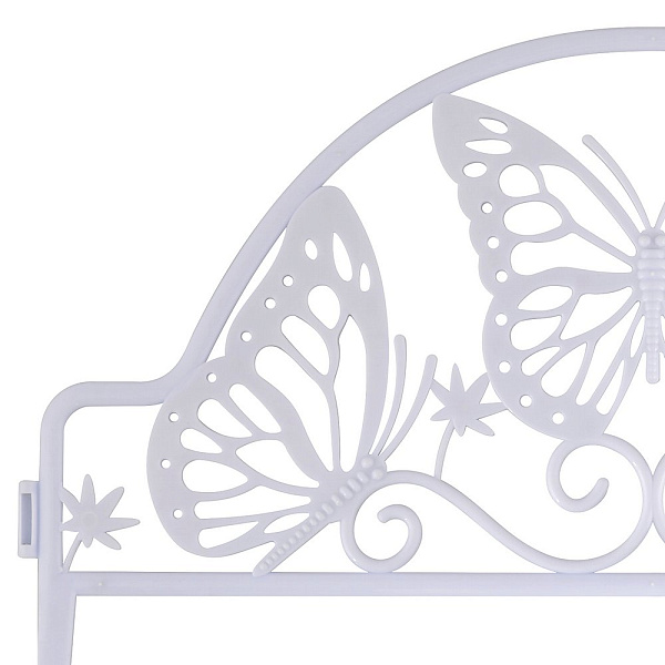 Забор для клумб декоративный Бабочки. Размер 48,5х31см. , 6/48