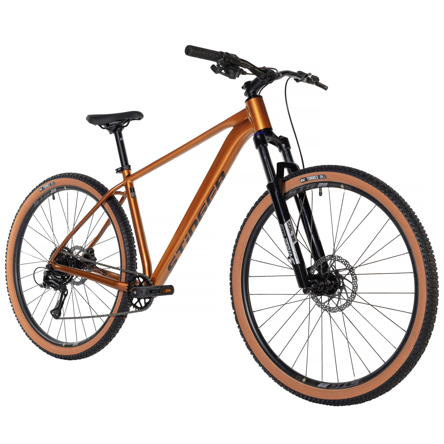 Велосипед STINGER 29" GRADIENT STD золотой, алюминий, размер MD
