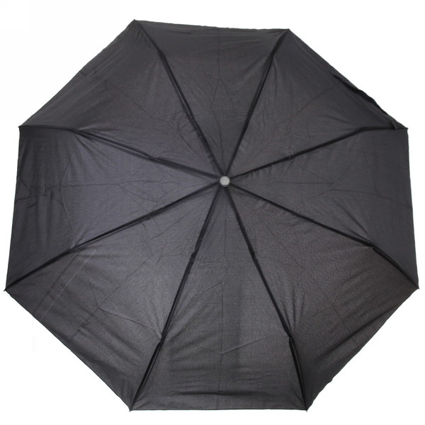 Зонт мужской полуавтомат "Ультрамарин - Томас", цвет черный, ручка крючок, d98см