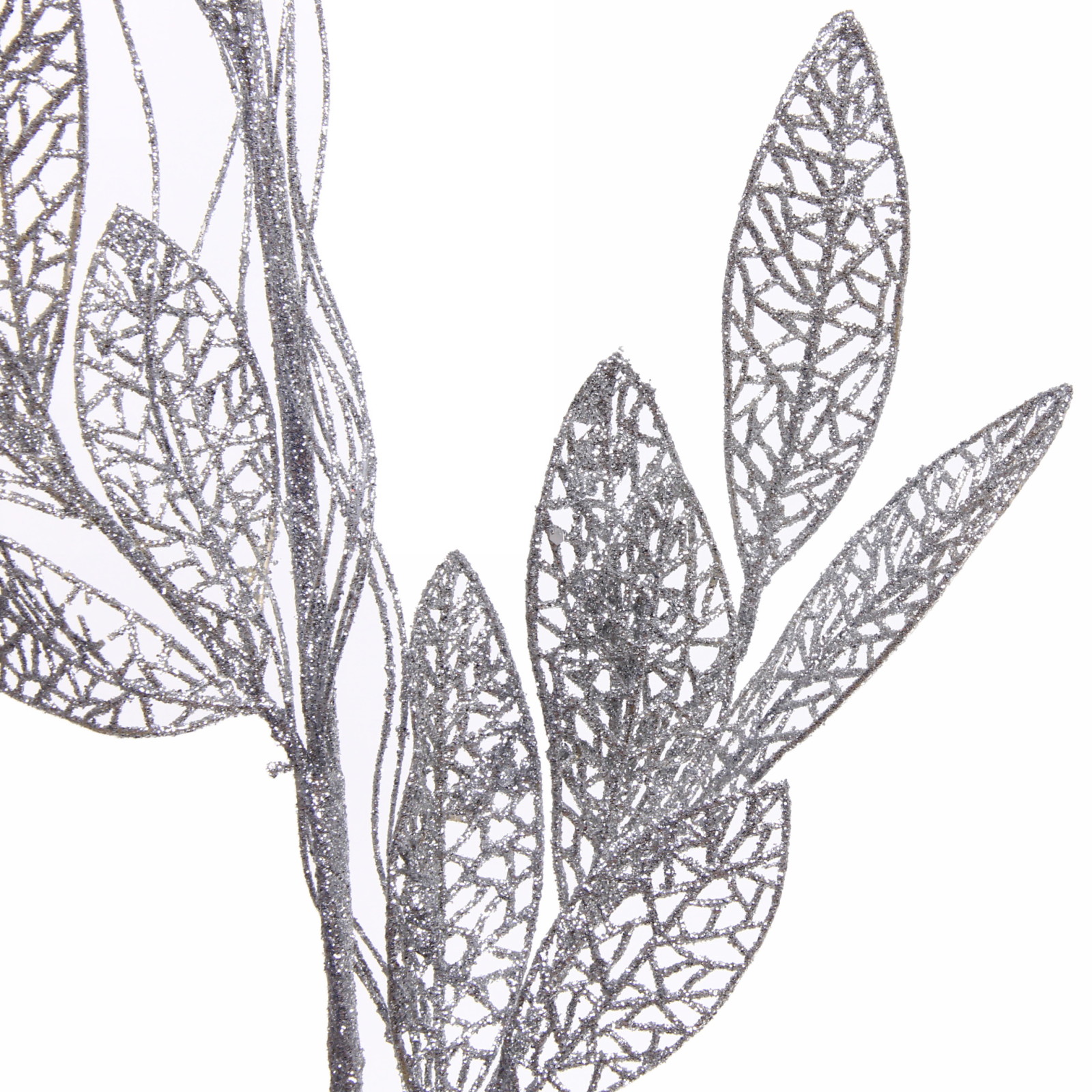 Ветка декоративная "Лесная сказка" 75 см, Серебро