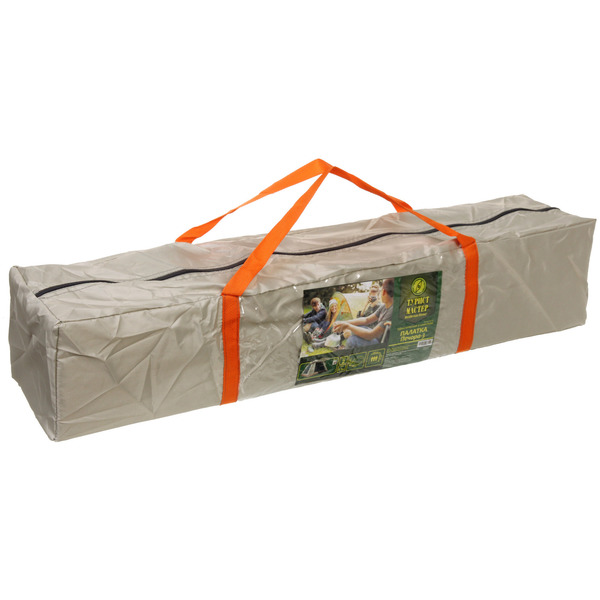 Палатка туристическая Печора-3 зонтичного типа, 240*240*155 см бежевая