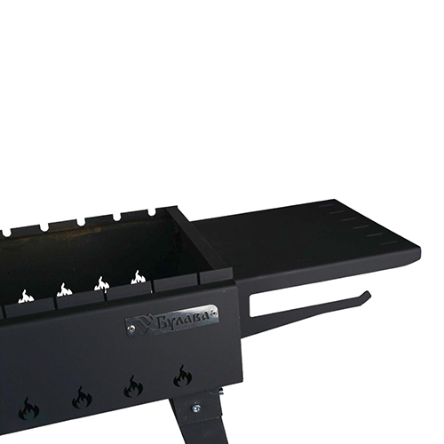 Мангал 60*32*15, 2мм с полками БУЛАВА, 1/1
