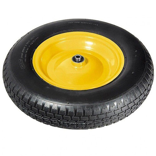 Колесо для тачки 4.00-8/16 мм пневматическое с подшипником (1/5)