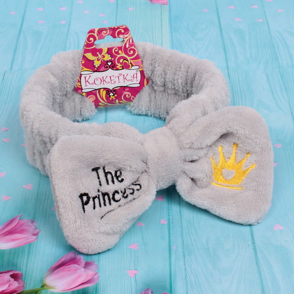 Повязка на голову "Кокетка - The Princess", микс 4 цвета, 6,5*16см