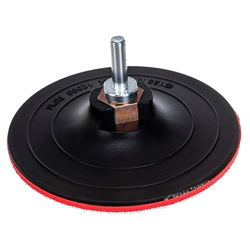 Насадка для дрели и УШМ с липучкой 125 мм, твердая 5 мм vertextools 0077