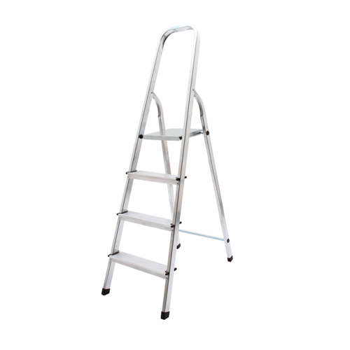 Стремянка алюм. 4 ступ. высота до платформы 88см, 45х11,6х157см, вес 2,87кг UFUK Турция (1/1)